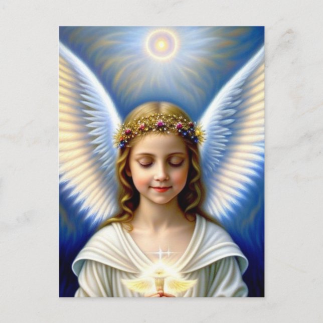 Postal Ángel (Anverso)