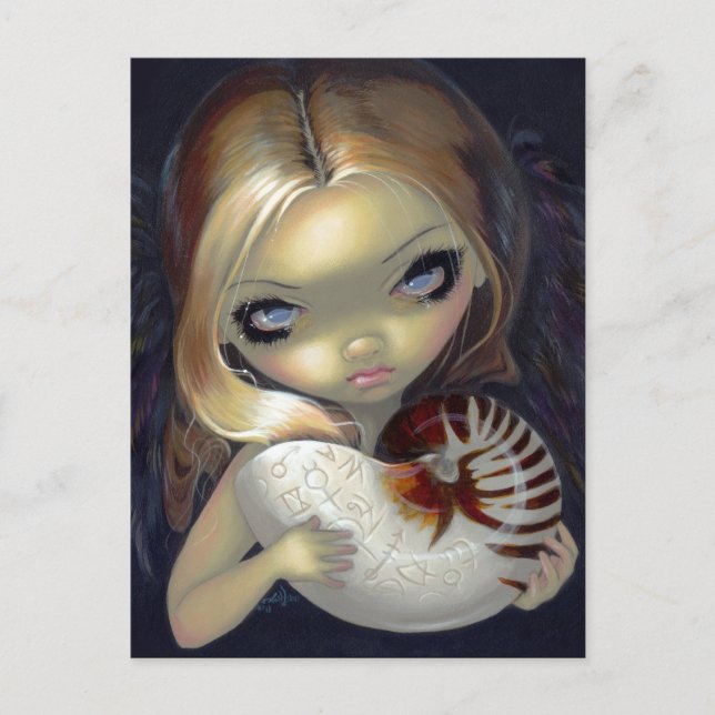 Postal "Ángel Alquímico II" (Anverso)