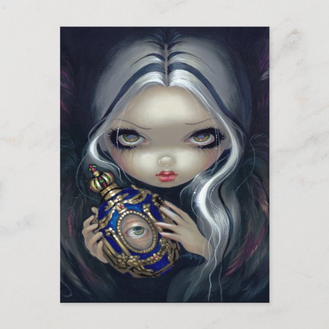 Postal "Ángel Alquímico IV" (Anverso)