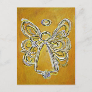Postal Ángel Amarillo