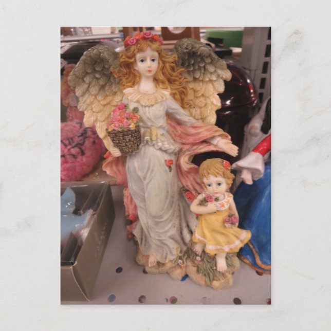 Postal Angel and Child (Anverso)
