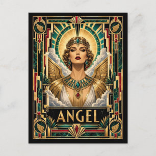 Postal Ángel, Art Deco Mitológico