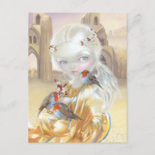Postal "Angel at Glastonbury Abbey"