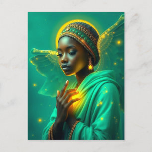 Postal Ángel brillante bonito