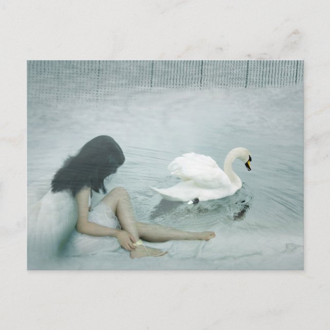 Postal Ángel cautivo (Anverso)