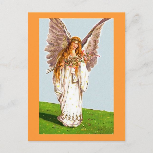Postal Ángel con kaftan (Anverso)