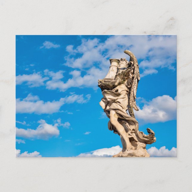 Postal Ángel con la columna (Anverso)