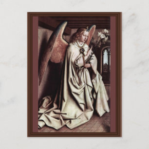 Postal Ángel De Anunciación Por Eyck Hubert Van