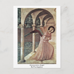 Postal Ángel De Anunciación Por Fra Angelico