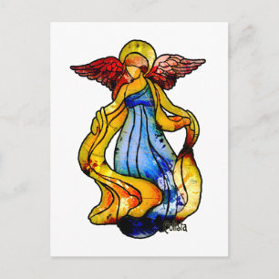 Postal Ángel de cristal de Seted