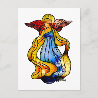 Postal Ángel de cristal de Seted