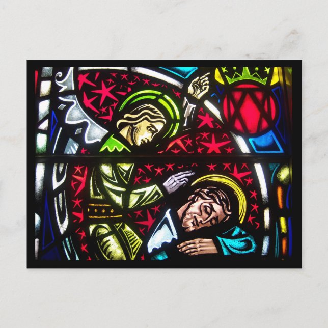 Postal Ángel de cristal de Seted (Anverso)