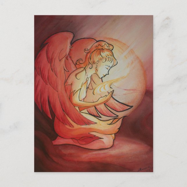 Postal Ángel de Espíritu (Anverso)