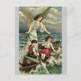 Postal Ángel de guarda