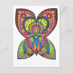 Postal Ángel de la armonía