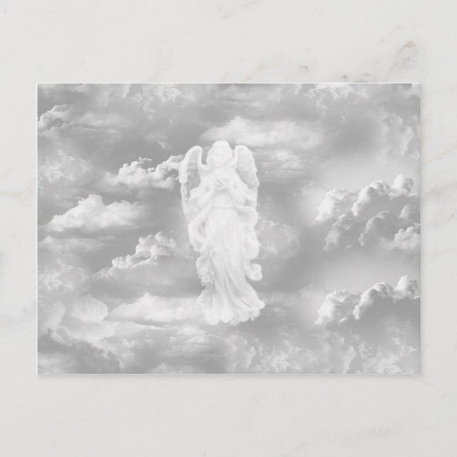 Postal Ángel de la guarda (Anverso)