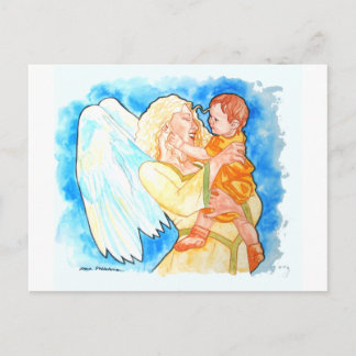 Postal Ángel de la guarda