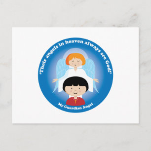 Postal Ángel de la guarda