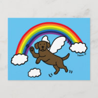 Ángel de la Guarda Labrador de Chocolate (Puente d
