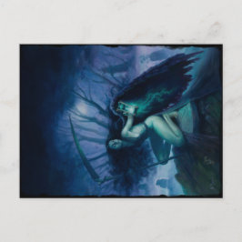 Postal Ángel de la muerte