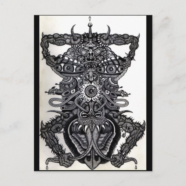 Postal Ángel de la Muerte  (Anverso)