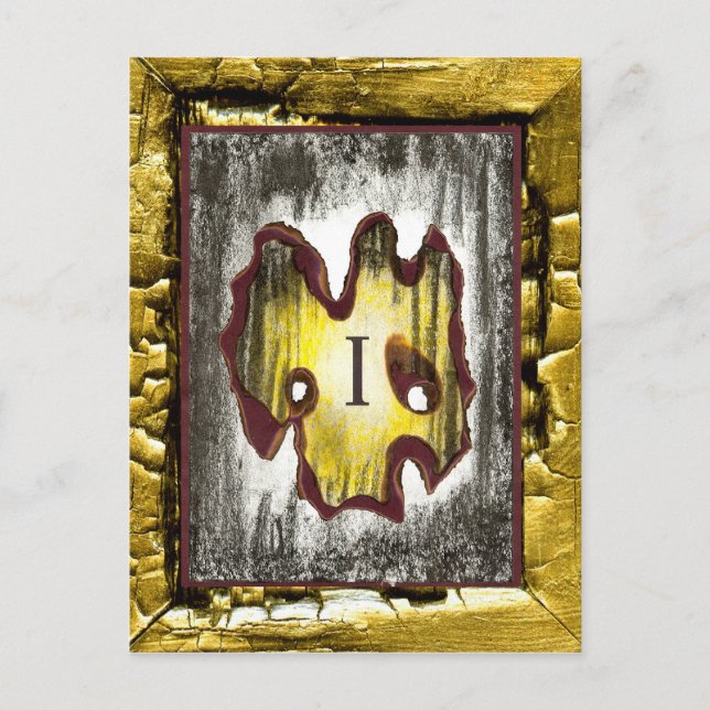 Postal Ángel de la muerte (Anverso)