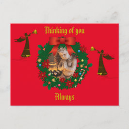 Postal Ángel de la Navidad