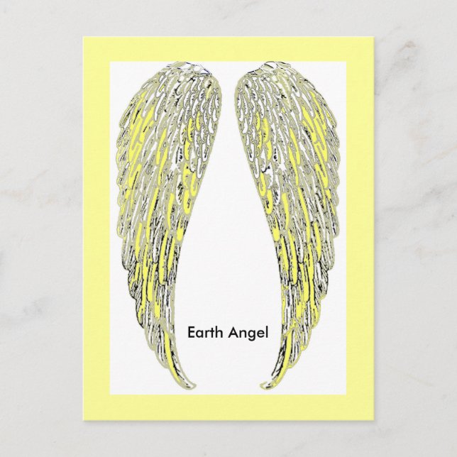 Postal Ángel de la Tierra (Anverso)