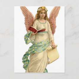 Postal Ángel de la vendimia