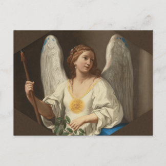 Postal Ángel de la virtud CC0881 Elisabetta Sirani