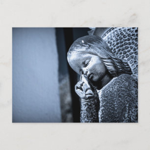 Postal Ángel de llanto