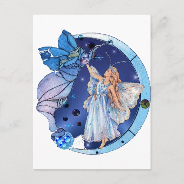 Postal Ángel De Los Cielos (Anverso)