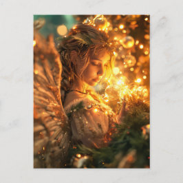 Postal Ángel de Navidad Celestial Joy