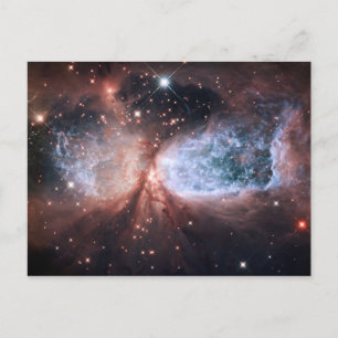 Postal Ángel de Nieve Hubble