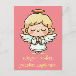 Postal Ángel de oración pequeño