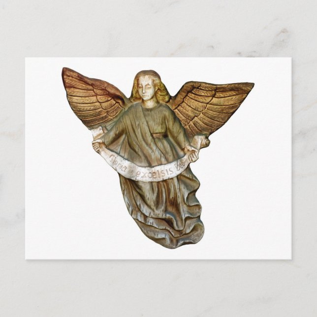 Postal Ángel de oro (Anverso)