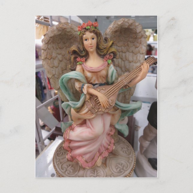 Postal Ángel de reposo (Anverso)