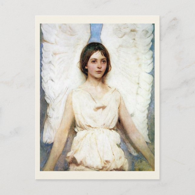Postal Ángel de Thayer- (Anverso)