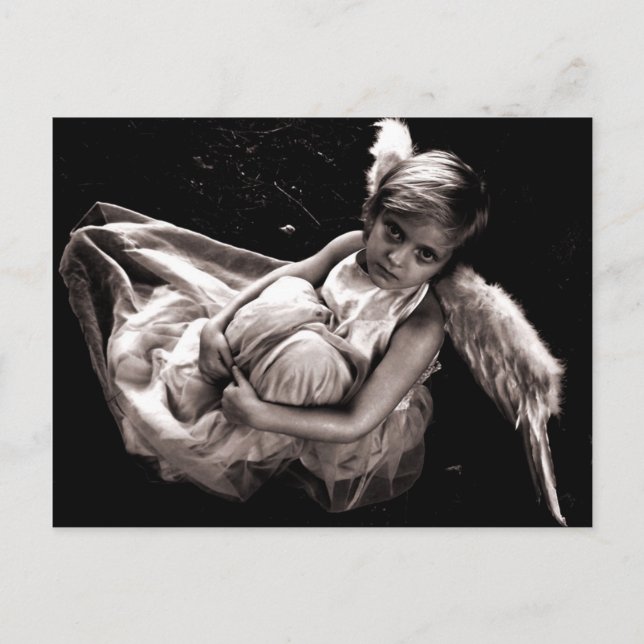Postal Ángel del bebé perdido (Anverso)
