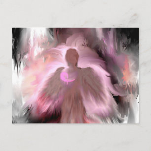 Postal Ángel del cáncer de mama