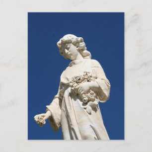 Postal Ángel del cementerio