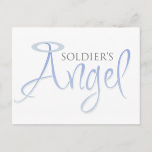 Postal Ángel del soldado
