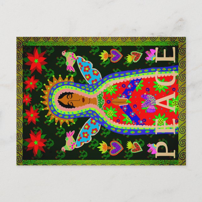 Postal Ángel del Sudoeste de la Paz  (Anverso)