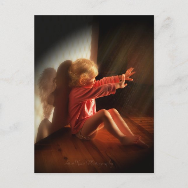 Postal Ángel dentro (Anverso)