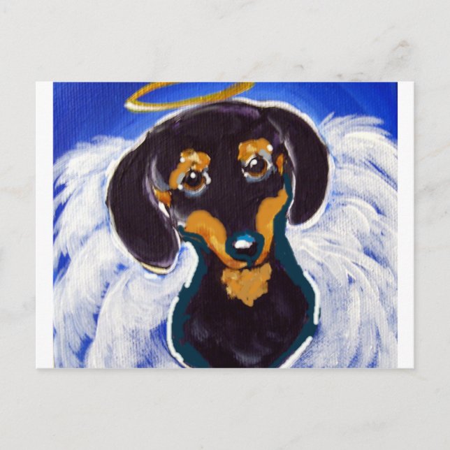 Postal Ángel Doxie (Anverso)
