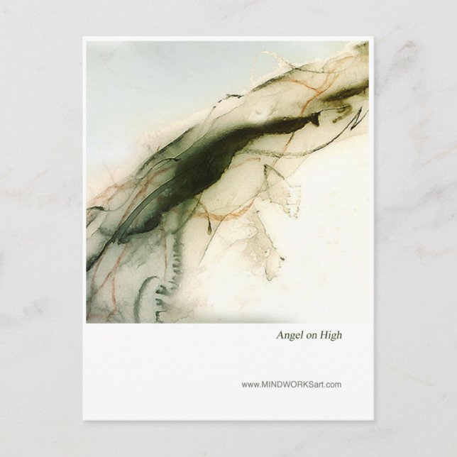 Postal Ángel en altura (Anverso)