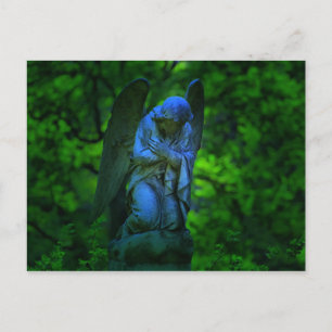 Postal ángel en el cementerio de Old Lynchburg Virginia