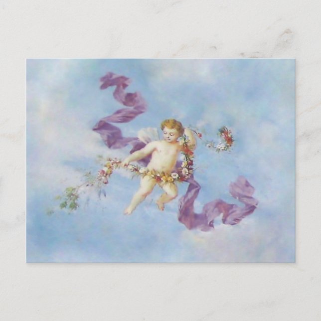 Postal Ángel en el cielo ~ Postcard (Anverso)