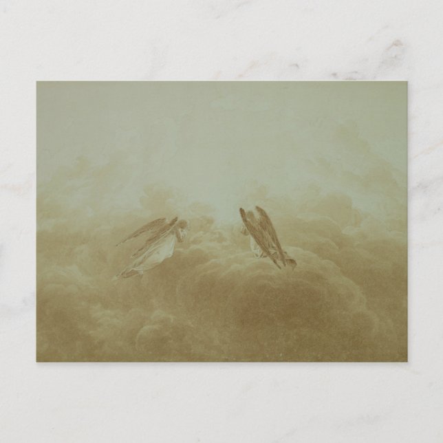 Postal Ángel en oración, c.1826-34 (Anverso)