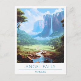Postal Angel Falls Venezuela Travel